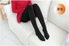 Leggings Nuevos Engrosados y de Terciopelo para Mujer Otoño e Invierno Artefacto Piernas Descubiertas Ropa Exterior Pantimedias con Estribo Pantimedias Cálidas
