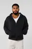Youngla American Novo Moletom Cardigan com Zíper Masculino Jaqueta Jogging Esportes Fitness Estampado Casual com Capuz