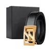 Cinturón de Acero Inoxidable para Hombre con Hebilla Automática, Estilo de Oficina de Alta Gama, Cinturón con Ribete de Piel de Primera Capa, Venta al por Mayor desde el Fabricante