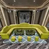 Estilo industrial bar Qingba música barbacoa tienda de té con leche tarjetero KTV sofá tema hotel tarjetero mesa de centro combinación