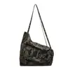 Bolsa Tote Grande Capacidade Nova Moda Transfronteiriça para Descanso Feminina de Nicho Versátil para Uso Externo e no Dia a Dia Bolsa Transversal de Ombro Único Camuflada