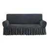 Funda de sofá de gasa de burbujas transfronteriza, funda de sofá semi-redonda elástica de cobertura total, funda de silla de sofá individual de alta gama para cafeterías