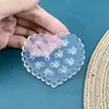 Molde de Arte para Uñas de Dibujos Animados al por Mayor Silicona de Alta Transparencia No se Pone Blanco Molde para Uñas de Epoxi Flor de Tulipán Lazo
