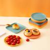Plato para Huesos de Mesa para el Hogar de 6 Pulgadas, Plato Pequeño de Escritorio, Plato Pequeño para Comida, Plato Creativo de Plástico para Snacks y Frutas