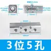 Bloco Manifold Pneumático Multi-porta Circuito de Ar Distribuidor de Fonte de Ar/Gás Tubo de Ventilação Interruptor Conector Reto de 2 vias