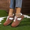 Zapatillas Casuales, Zapatos Deportivos de Moda Plateados, Zapatos de Entrenamiento Alemanes, Zapatos Planos de Suela Gruesa para Mujer, Zapatos Deportivos Versátiles con Cordones