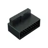 Placa base de computadora de escritorio USB3.0 19P/20p socket cabeza de dirección ángulo de 90 grados instalación IDC accesorios conector de enrutamiento