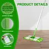 Adecuado para piezas de repuesto de cabezal de mopa de tela de microfibra húmeda y seca Swiffer Sweeper
