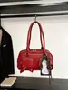Bolsa de Ombro Pequena de Nicho Coreana para Mulheres, High-End, Grande Capacidade, Retrô, Versátil, Para o Trabalho, Bolsa Boston