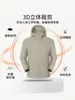 Chaqueta softshell con capucha para hombre, cortavientos, cálida, transpirable, chaqueta para deportes al aire libre y uso casual, hecha de tela con tecnología tri-proof