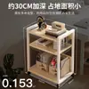Estante de Armazenamento de Ferro Móvel com Rodas ao Lado do Sofá da Sala de Estar, Estante de Armazenamento de Impressora Doméstica de Várias Camadas para Apartamentos Pequenos