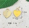 Polvo de Cebolla Estéreo Amor Accesorios de Joyería DIY Colgante Goteo de Aceite Llavero de Aleación Pendientes Pulsera Colgante Pequeño Colgante