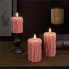 Vela de Pilar de Cúpula de Lágrima Xiongwei Molde de Silicona Integrado Fabricación de Luz LED Doble Uso Encendido Molde de Silicona