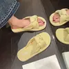 Novidade de Verão Estilo Laço Chinelos de Solado Grosso para Mulheres, Sandálias Rasteirinhas Casuais Antiderrapantes de Solado Macio, Fashion