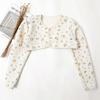 Otoño e invierno hombrera cálida artefacto para dormir algodón color manga larga chaleco cervical de hombro frío para confinamiento de mujeres