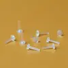 Funda Transparente para Pendiente de Oreja Agujeros de Oreja Planos Pendiente Cubierta Protectora Protección Ambiental No Alérgico Pendientes DIY Accesorios para Pendientes