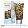 Maquillaje de ojos transfronterizo, maquillaje de ojos en gel, purpurina, lentejuelas, sin pegamento, corazón de melocotón, cuatro ángulos, estrella, maquillaje en gel redondo, purpurina corporal