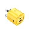 Novas regulamentações europeias e americanas transfronteiriças Carregador de celular 36W Regulamentações britânicas QC3.0 PD20W Cabeça de carregamento rápido de porta dupla A C