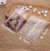 Suministro en stock bolsa para hornear translúcida esmerilada estrella de cinco puntas sellado a máquina bolsa para pastel de luna galleta 100/bolsa