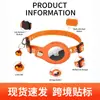Collar para gatos con etiqueta de aire y protección contra explosiones, con posicionamiento impreso, funda protectora antipérdida.