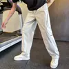 Calças de moletom leves de perna reta para o verão para homens, calças de corte curvo de secagem rápida, novas calças esportivas casuais populares e da moda de 2026