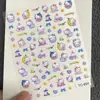 Lindos Pegatinas de Arte para Uñas de Dibujos Animados Gato Kt Repujadas Hellokitty Hello Kitty Manual DIY Pegatinas Decorativas para Uñas Ccd