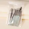 Estoque na Fábrica Mini Kit com 8 Pincéis de Maquiagem, Pincel para Sombra, Pincel para Corretivo, Pincel para Base, Pincel para Pó Solto, Ferramentas de Beleza Venda por Atacado