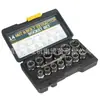 Extractor de tuercas 13 Piezas tornillos dañados e incompletos extractor de tuercas dientes deslizantes tornillo hexagonal juego de manguitos de demolición