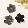 Grampo de cabelo feito à mão com strass em formato de flor de cinco pétalas estilo coreano, decoração para sapatos, broche, acessório de vestuário