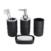 Popular Transfronteiriço Suprimentos de Banheiro Banheiro Sete Peças Estilo Europeu Conjunto de Higiene Pessoal para Banheiro Copo para Enxaguar a Boca Conjunto de Copos para Escovar os Dentes