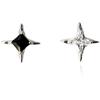 Nicho cuatro Awn estrella circonita aretes de botón sin género unisex estilo frío todo-combinable Moda