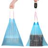 Bolsa de Basura Grande para Almacenamiento en Cocina y Baño, con Cordón, Desechable, Puntos de Ruptura, Bolsa de Basura Portátil