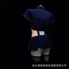 Lingerie Noturna Sexy Uniforme de Coelho Policial Desejo Puro Coelho Menina Saia Curta Conjunto de Pijama Sedutor