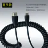 Mini HDTV-hdtv Cable HD Macho-Macho Cable de Resorte Negro Cable de Extensión HDTV Cobre Puro Versión 1.4 Doblez Izquierdo y Derecho