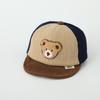 Chapéu infantil Outono e Inverno Veludo Grosso Quente Macio Junto Urso Boné de Beisebol Personalizado Bebê Criança Boné