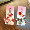 Llavero de Reno Peluche Papá Noel Llavero de Reno Colgante para Bolso Pequeño Regalo Venta al por Mayor