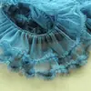 Falda tutú de encaje plisado de malla hecha a mano para manualidades, 15 cm de ancho, falda de pastel plisada, decoración de ropa de muñeca, nuevo