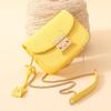 Bolso Pequeño para Mujer, Nuevo Estilo Versión Coreana, Bolso Sencillo Versátil con Cadena de Cierre, Bolso Cuadrado Pequeño, Bolso Bandolera de Un Hombro
