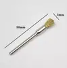 Cepillo de Alambre de Acero en Forma de Bolígrafo para Pulir y Eliminar Óxido con Mango, Adecuado para Limpiar Manualidades, Uso Industrial, Mango Extendido, Cepillo de Alambre de Acero Inoxidable y Cobre, Forma de Tazón