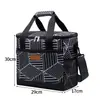 Bolsa de aislamiento térmico transfronteriza de gran capacidad, nueva, para oficina y escuela, bolsa de almuerzo con aislamiento térmico, bolsa de hielo con aislamiento térmico a prueba de fugas para picnic, disponible en stock.