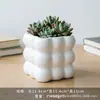 Tetera de Porcelana Blanca Dehua Maceta Suculenta Blanco Puro Jardinería Moderna para el Hogar Cerámica Maceta Pequeña Transfronteriza Simple Maceta para Suculentas