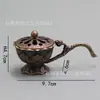 Fogão Boshan Retrô, Queimador de Incenso de Ponta de Dedo Dragão e Fênix, Queimador de Incenso Criativo Torre de Incenso, Queimador de Incenso Auspicioso, Ornamentos Zen para Casa