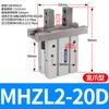 Acessórios Manipulador Cilindro de Dedo Paralelo Pneumático Garra Mhz2-16D 10D 40D Máquina de Máscara Mhzl2-20