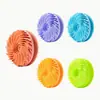Cepillo de Baño de Silicona Más Vendido Transfronterizo, Cepillo de Baño Exfoliante Corporal para Limpieza y Masaje, Ventosa para Champú y Baño de Bebé
