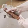 Luvas Mágicas para Lavar Louça Luvas com Escova Luvas Impermeáveis Duráveis para Lavanderia para Limpeza Doméstica Luvas Domésticas