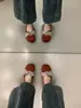 Zapatos Mary Jane Retro de Gamuza con Punta Redonda 2025 Nuevos Versátiles Cómodos Planos para Mujer