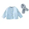 Abrigo de invierno para niña 2026 nuevo estilo otoño e invierno infantil moda coreana sudadera con forro polar para finales de otoño