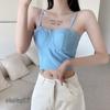 Top de tirantes para mujer, tipo banda para el pecho, estilo Spice Girl, Chaleco de belleza, Ropa interior de tubo para estudiantes, Correa base, Ropa exterior, Ajustado, Top corto sexy