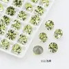 Nuevos diamantes de imitación Dongzhou de 8MM con forma de caleidoscopio y base de punta redonda, diamantes de imitación multicolores brillantes para accesorios de pendientes DIY