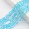 6*8 vidro de cristal beading chapeamento cor DIY artesanal frisado atacado fábrica fornecimento direto acessórios de jóias contas soltas
